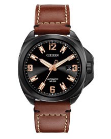 leather watch